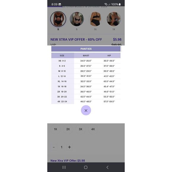 New Large Savage X Fenty Black Caviar Cotton Essential Lace Trim Shortie Panties - Picture 6 of 9